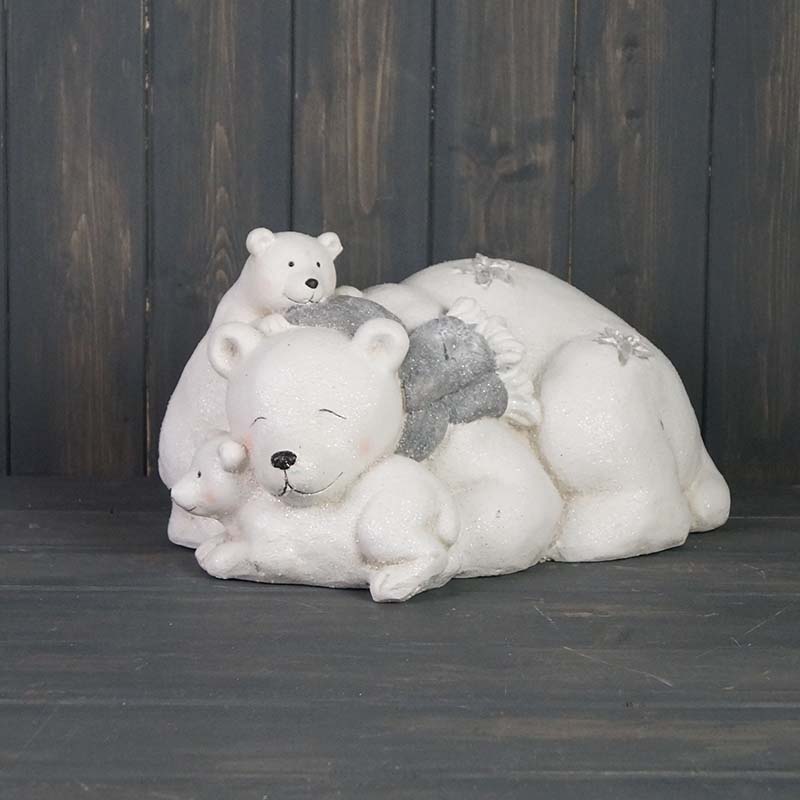 Light Up Polar Bear & Cubs detail page